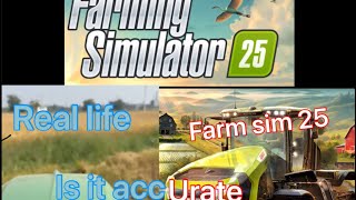 REAL LIFE FARMER PLAYS FARMING SIMULATOR 25 [upl. by Wind]