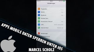 Apps Mobile Daten sperren unter iOS [upl. by Albie]