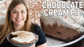 BEST Chocolate Cream Pie Recipe [upl. by Feodore]