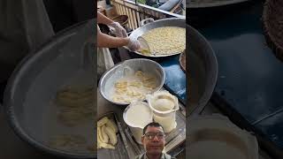 Pisang goreng weenakk pisangcrispy streetfood shorts [upl. by Dnalevelc492]