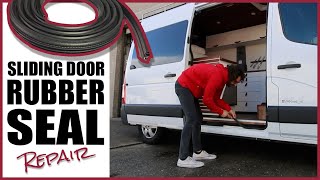 Sliding Door Weatherstrip Rubber Seal Replacement  Renault Master iii 20102018  VANred [upl. by Anoyek]