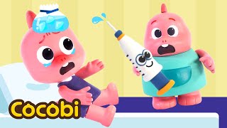 Time for a Vaccine Shot Song😰  More Fun Kids Songs  Cocobi Nursery Rhymes [upl. by Lowis878]