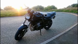 Suzuki Bandit 600  Delkevic Exhaust [upl. by Yonit]