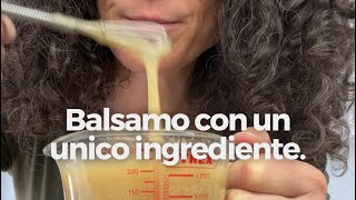 balsamo per capelli con un unico ingrediente dritteecominimaliste￼ [upl. by Arotal905]