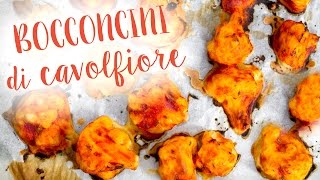 CROCCHETTE DI CAVOLFIORE  BOCCONCINI DI CAVOLO SFIZIOSI E BUONISSIMI  AL FORNO  Collab con Lisa [upl. by Nymsaj701]