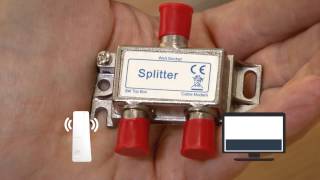 How to connect a TV splitter [upl. by Asimaj]