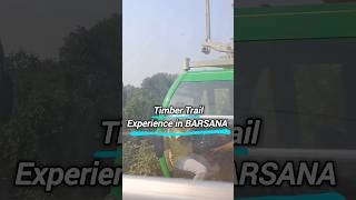 Timber Trail Experience in Barsana 🫢🤣 trending family funny shorts timbertrail barsana [upl. by Itsur52]