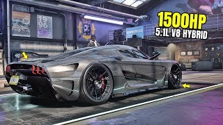 Need for Speed Heat Gameplay  1500HP KOENIGSEGG REGERA Customization  Max Build 400 [upl. by Sanchez]