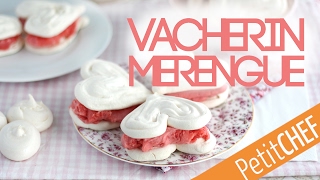 Vacherin de merengue con sorbete fresa san valentín  Petitchef [upl. by Zilvia]