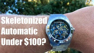 Armitron Automatic Skeleton Watch Review [upl. by Nedle144]