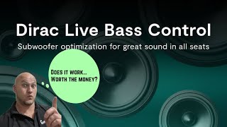 Dirac live bass control on Denon A1H and 4subs [upl. by Araccat]