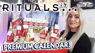 RITUALS PREMIUM ADVENT CALENDAR UNBOXING 2023 Winter Wonderland Lightup Village✨ MISS BOUX [upl. by Abigail]