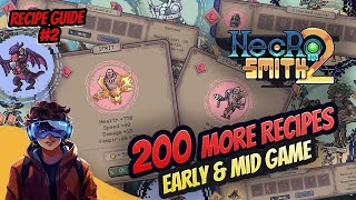 200 MID GAME Recipes for Necro Smith 2 200 recipes for Early amp Mid Game [upl. by Anatnahs]