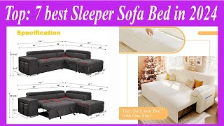 top 7 best Sleeper Sofa Bed in 2024 [upl. by Enimaj]