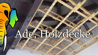 Ade Holzdecke  Unterkonstruktion einer Holzpaneldecke [upl. by Corsiglia]