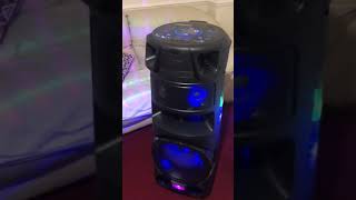 sony mhcv83d bluetooth megasound party speaker  black review [upl. by Limann]