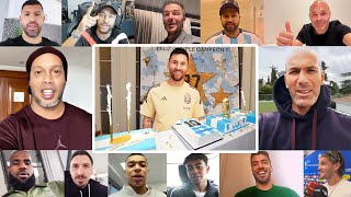 Famous Reaction On Lionel Messis 37th Birthday [upl. by Hahsia634]