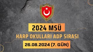 MSÜ ADP Sıraları 7 Gün 2024 msü 2024msüadp 2024msüçagrıları [upl. by Olney]