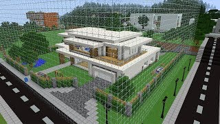 MINHA CASA ESTÁ PRESA EM UM CUBO DE VIDRO NO MINECRAFT [upl. by Aleakim]