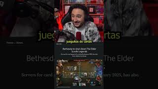 Bethesda anuncia el cierre definitivo de The Elder Scrolls Legends theelderscrolls bethesda [upl. by Mei581]