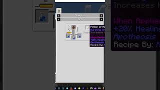 🟨 HOW to GET the HEALING BOOST POTION from the APOTHEOSIS MOD in MINECRAFT [upl. by Hackney]