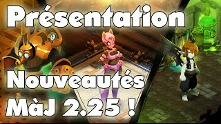 Dofus  Présentation MàJ 225  Nouveaux équipementspanoplies [upl. by Aihselef921]