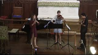 Little Trio for Flute Violin and Viola Allegro con brio by Quincy Porter [upl. by Anassor]