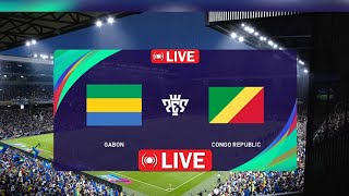 Gabon vs Republic of the Congo International Friendly Football Match today LIVE football 2024 [upl. by Analed]