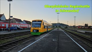 Oberpfalzbahn Regioshuttle in Schwandorf [upl. by Eisak]