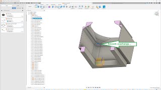 Fusion 360  How to fix overhangs for 3D printing in models [upl. by Thorstein]