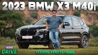 2023 BMW X3 M40i Review [upl. by Ecirtnahc]