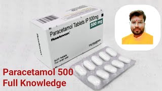 Paracetamol Tablets IP 500 mg  Paracetamol  Paracetamol Tablet Uses in Hindi  Side Effect  Dose [upl. by Yrocej90]