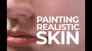 Painting and blending to make realistic skin in Photoshop or Procreate digitalart timelapse [upl. by Edieh]