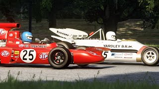 Assetto Corsa  F1 1971 Monza Grand Prix  Ronnie Peterson EPIC onboard race [upl. by Nihi]