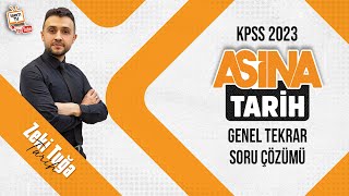 Aşina Tarih KPSS  Zeki TUĞA  Genel Tekrar Soru Çözüm 20 [upl. by Yadrahc821]