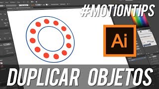 MotionTip 11  Duplicar Objetos en Adobe Illustrator [upl. by Noyad57]