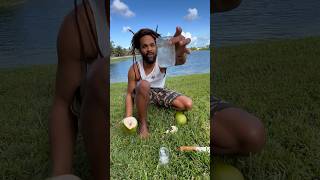 🥥Fresh coconut water taste test… [upl. by Kcirdneked81]