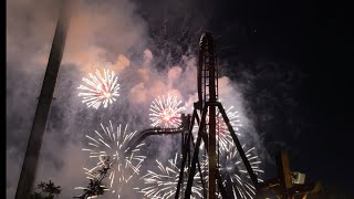 Fireworks Canada’s Wonderland 2024 Canada Day [upl. by Niwled221]