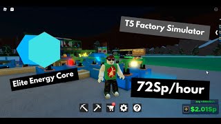 Best Tier 5 Layout  Factory Simulator  Roblox [upl. by Doble]