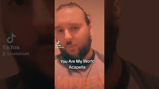 The Communards  You Are My World Vocal Cover Jimmy Somerville [upl. by Tyne]