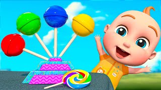 Lollipop Finger Family Song  Baby Finger Where Are You  PulkaCoco‬ Nursery Rhymes amp Kids Songs [upl. by Rednasxela]