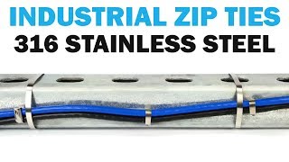 How To Use Stainless Steel Cable Zip Ties  Fasteners 101 [upl. by Ecitnirp73]