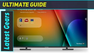 ViewSonic IFP4320 43 Inch ViewBoard 4K Interactive Flat Panel Display Review [upl. by Irehc606]