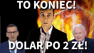 Czy kupić dolary Kurs dolara po 2 zł To Szok po decyzji Rządu NBP Zapaść Dolara Funta EUR [upl. by Cohl510]