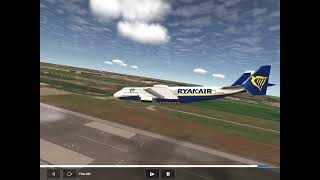 Ryanair hard landing [upl. by Persian63]