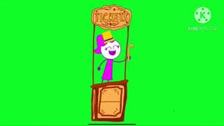 Pencilmation  Pencilmiss is a ticket seller with a hat and a stick cane green screen 2024 edited [upl. by Willmert]