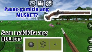 MINI BLOCK CRAFT 3D  MUSKET amp BULLET [upl. by Bamby]