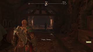 God of War Ragnarok Myrkr Tunnels Nornir Chest [upl. by Onitselec]