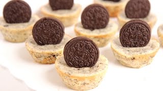 Mini Oreo Cheesecake Recipe  Laura Vitale  Laura in the Kitchen Episode 799 [upl. by Jean633]