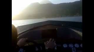 Volvo Penta V8380 vs Volvo Penta 57 Gxi V8320 installed Frauscher Lido 686  Garda Lake [upl. by Ainessey]